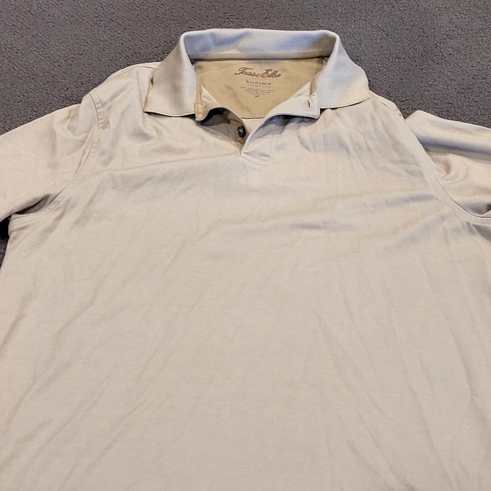 TASSO ELBA Mens Supima Cotton Blend Polo Shirt